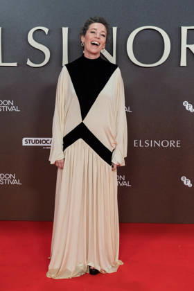 Elsinore opening night gala at BFI London Film Festival LONDON, UNITED KINGDOM - OCTOBER 07: Olivia Colman attends the opening night gala of Elsinore during the 70th BFI London Film Festival at the Royal Festival Hall in London, United Kingdom on October 07, 2026. Wiktor Szymanowicz Anadolu London United Kingdom. Editorial use only. Please get in touch for any other usage. Copyright: x2026xAnadoluxWiktorxSzymanowiczx