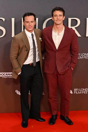 Celebrities attend the Elsinore Opening Night premiere during the 70th BFI London Film Festival held at BFI Southbank in London, England Featuring: Luke Thompson, Andrew Scott Where: London, United Kingdom When: 07 Oct 2026 Credit: Cover Images EDITORIAL USE ONLY. NOT FOR USE BY NEWSPAPERS BASED IN THE UK. Copyright: xx coverimg56078774
