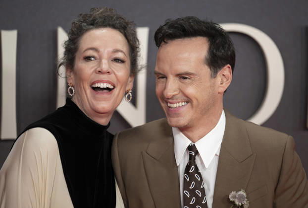 Celebrities attend the Elsinore opening night premiere during the 70th BFI London Film Festival held at BFI Southbank in London, England Featuring: Olivia Colman, Andrew Scott Where: London, United Kingdom When: 07 Oct 2026 Credit: Cover Images **NOT AVAILABLE FOR HELLO MAGAZINE** EDITORIAL USE ONLY. NOT FOR USE BY NEWSPAPERS BASED IN THE UK. Copyright: xx coverimg56078808