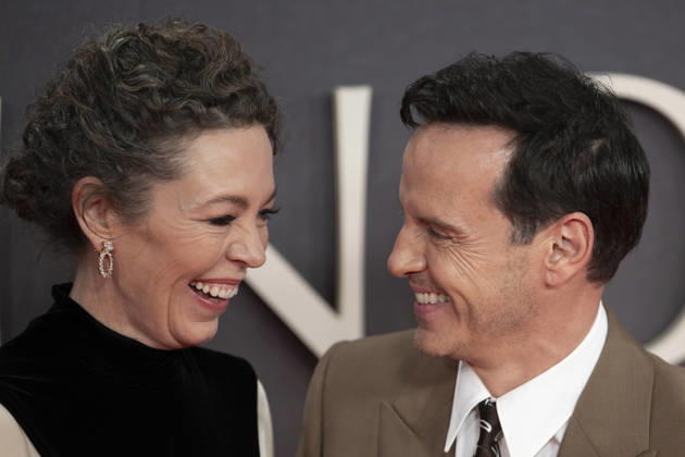Celebrities attend the Elsinore opening night premiere during the 70th BFI London Film Festival held at BFI Southbank in London, England Featuring: Olivia Colman, Andrew Scott Where: London, United Kingdom When: 07 Oct 2026 Credit: Cover Images **NOT AVAILABLE FOR HELLO MAGAZINE** EDITORIAL USE ONLY. NOT FOR USE BY NEWSPAPERS BASED IN THE UK. Copyright: xx coverimg56078810