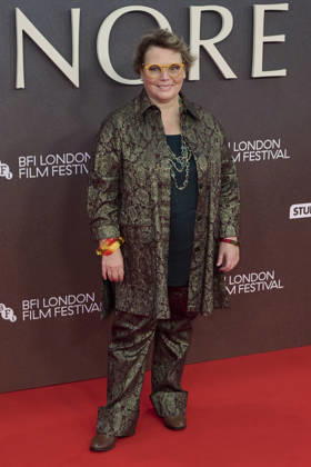 Joanna Scanlan pictured attending the BFI London Film Festival Opening Gala - Elsinore at the BFI Southbank Royal Festival Hall Featuring: Joanna Scanlan Where: London, United Kingdom When: 07 Oct 2026 Credit: Alan West Cover Images EDITORIAL USE ONLY. NOT FOR USE BY NEWSPAPERS BASED IN THE UK. Copyright: xx coverimg56078875