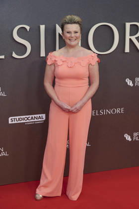 Monica Dolan pictured attending the BFI London Film Festival Opening Gala - Elsinore at the BFI Southbank Royal Festival Hall Featuring: Monica Dolan Where: London, United Kingdom When: 07 Oct 2026 Credit: Alan West Cover Images EDITORIAL USE ONLY. NOT FOR USE BY NEWSPAPERS BASED IN THE UK. Copyright: xx coverimg56078880
