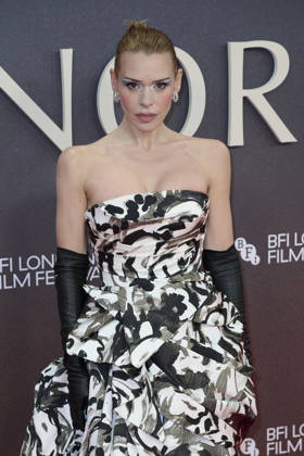Billie Piper pictured attending the BFI London Film Festival Opening Gala - Elsinore at the BFI Southbank Royal Festival Hall Featuring: Billie Piper Where: London, United Kingdom When: 07 Oct 2026 Credit: Alan West Cover Images EDITORIAL USE ONLY. NOT FOR USE BY NEWSPAPERS BASED IN THE UK. Copyright: xx coverimg56078821