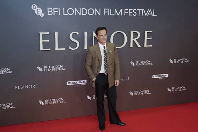 Andrew Scott pictured attending the BFI London Film Festival Opening Gala - Elsinore at the BFI Southbank Royal Festival Hall Featuring: Andrew Scott Where: London, United Kingdom When: 07 Oct 2026 Credit: Alan West Cover Images EDITORIAL USE ONLY. NOT FOR USE BY NEWSPAPERS BASED IN THE UK. Copyright: xx coverimg56078829