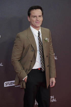 Andrew Scott pictured attending the BFI London Film Festival Opening Gala - Elsinore at the BFI Southbank Royal Festival Hall Featuring: Andrew Scott Where: London, United Kingdom When: 07 Oct 2026 Credit: Alan West Cover Images EDITORIAL USE ONLY. NOT FOR USE BY NEWSPAPERS BASED IN THE UK. Copyright: xx coverimg56078830