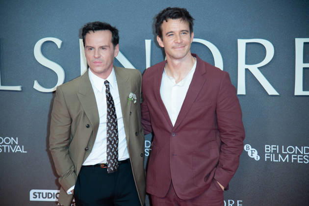 London Film Festival 2026 - Elsinore Opening Night Gala Arrivals at Royal Festival Hall, Southbank, London, UK - 7 October, 2026 Andrew Scott and Luke Thompson attends the Opening Night Gala of Elsinore at The 70th BFI London Film Festival at Royal Festival Hall, Southbank, London, England, UK on Wednesday 7 October, 2026., Credit:Justin Ng Avalon UK, England, London, Royal Festival Hall, Southbank Copyright: xJustinxNgx xAvalonx 1141278588
