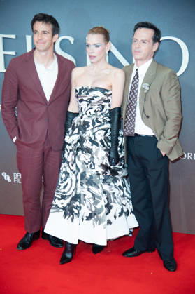 London Film Festival 2026 - Elsinore Opening Night Gala Arrivals at Royal Festival Hall, Southbank, London, UK - 7 October, 2026 Luke Thompson, Billie Piper and Andrew Scott attends the Opening Night Gala of Elsinore at The 70th BFI London Film Festival at Royal Festival Hall, Southbank, London, England, UK on Wednesday 7 October, 2026., Credit:Justin Ng Avalon UK, England, London, Royal Festival Hall, Southbank Copyright: xJustinxNgx xAvalonx 1141278619