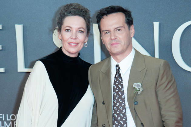 London Film Festival 2026 - Elsinore Opening Night Gala Arrivals at Royal Festival Hall, Southbank, London, UK - 7 October, 2026 Olivia Colman and Andrew Scott attends the Opening Night Gala of Elsinore at The 70th BFI London Film Festival at Royal Festival Hall, Southbank, London, England, UK on Wednesday 7 October, 2026., Credit:Justin Ng Avalon UK, England, London, Royal Festival Hall, Southbank Copyright: xJustinxNgx xAvalonx 1141278704