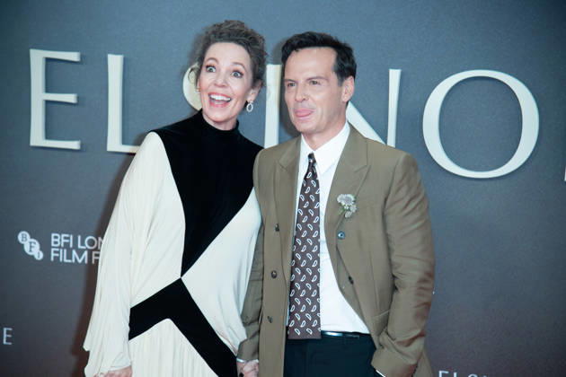 London Film Festival 2026 - Elsinore Opening Night Gala Arrivals at Royal Festival Hall, Southbank, London, UK - 7 October, 2026 Olivia Colman and Andrew Scott attends the Opening Night Gala of Elsinore at The 70th BFI London Film Festival at Royal Festival Hall, Southbank, London, England, UK on Wednesday 7 October, 2026., Credit:Justin Ng Avalon UK, England, London, Royal Festival Hall, Southbank Copyright: xJustinxNgx xAvalonx 1141278709