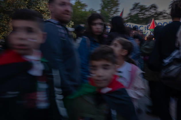 October 7, 2026, Berlin, Germany: Hundereds of pro-palestinian protesters gather in Berlin, Germany, on October 7, 2026. This marks the three-year anniversary of the Hamas led border attacks in Southern Israel. Germany - ZUMAj167 20261007_zip_j167_001 Copyright: xSvetxJacquelinex