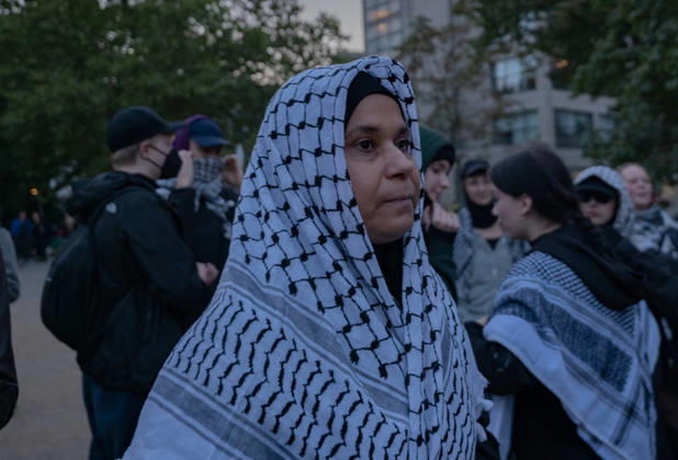 October 7, 2026, Berlin, Germany: Hundereds of pro-palestinian protesters gather in Berlin, Germany, on October 7, 2026. This marks the three-year anniversary of the Hamas led border attacks in Southern Israel. Germany - ZUMAj167 20261007_zip_j167_018 Copyright: xSvetxJacquelinex