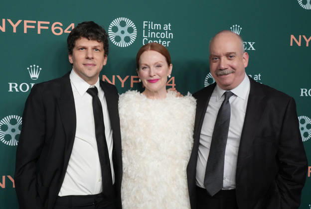 October 7, 2026, New York, Ny, USA: JESSE EISENBERG, JULIANNE MOORE and PAUL GIAMATTI attend Ã¢â‚¬ËœThe DebutÃ¢â‚¬â ¢ Red Carpet Arrivals at the 64th New York Film Festival,.Alice Tully Hall, Lincoln Center, NYC.October 7, 2026 . The Debut Red Carpet Arrivals At The 64th New York Film Festival,.Alice Tully Hall, Lincoln Center, NYC.October 7, 2026 . New York USA  - ZUMAms4_ 20261007_faf_ms4_012 Copyright: xSoniaxMoskowitzxGordonx