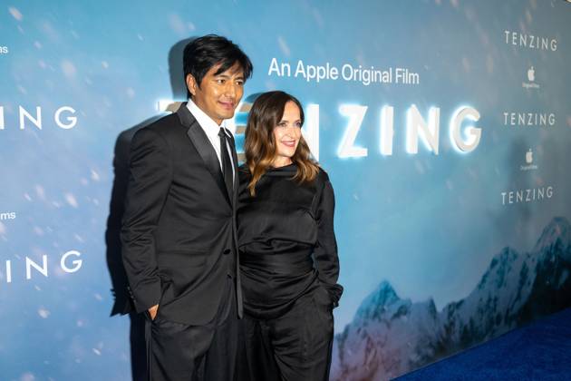 October 7, 2026, New York, New York, United States: (L-R) Genden Phuntsok and Jennifer Peedom attend.Apple Original Films Tenzing New York Premiere at DGA Theater on October 07, 2026 in New York City. New York United States - ZUMAs197 20261007_aaa_s197_426 Copyright: xRonxAdarx