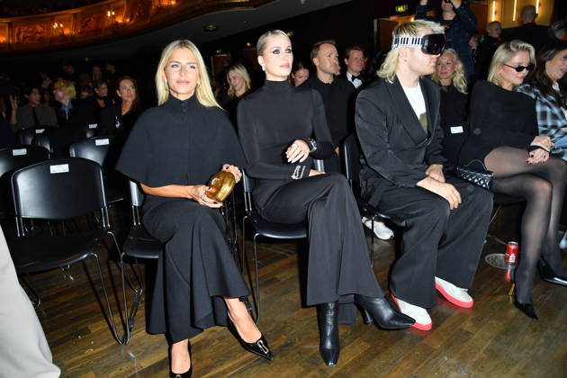 ABOUT YOU Opera Modenschau Caro Daur, Lena Gercke und Ski Aggu (bürgerlichem Namen August Jean Diederich) bei der ABOUT YOU Opera Modenschau in Berlin am 07.10.2026 Copyright: xEventpressxBerndtx