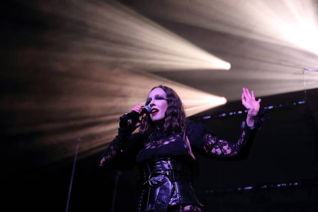 Alexandra Ashley Hughes alias Allie X bei einem Konzert im Metropol in Berlin, 7. Oktober 2026. Allie X Konzert Berlin