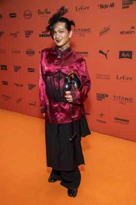 ABB ABOUTYOU- Die Huebsche zu Gast auf dem Orangenen Teppich bei der ABOUT YOU Opera Fashion Show im Admiralspalast am 07.10.2026 in Berlin Berlin Deutschland