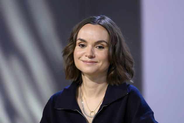 Schriftstellerin Franziska Gänsler spricht bei auf der Frankfurter Buchmesse 2026. Frankfurt am Main, 07.10.2026 Hessen Deutschland Copyright: xDwixAnoraganingrumx