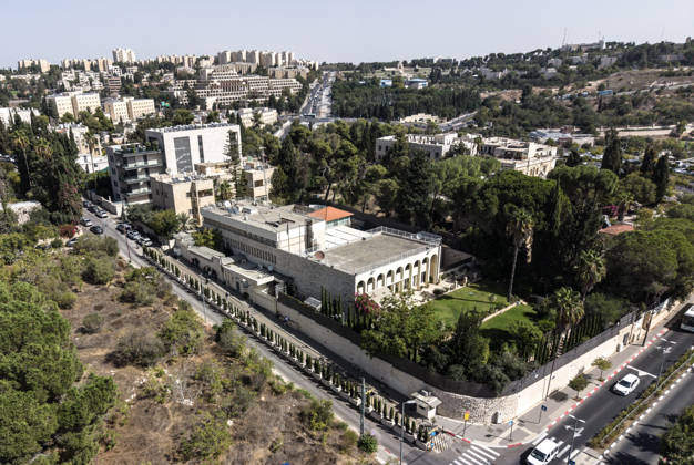 British Consulate General in Jerusalem suspends operations JERUSALEM - OCTOBER 8: A wide-angle view shows the British Consulate General building in East Jerusalem after Israel suspends its operations in retaliation for the United Kingdom s decision to ban imports of products manufactured in illegal Israeli settlements, on October 8, 2026. Mostafa Alkharouf Anadolu Jerusalem Israel. Editorial use only. Please get in touch for any other usage. Copyright: x2026xAnadoluxMostafaxAlkharoufx