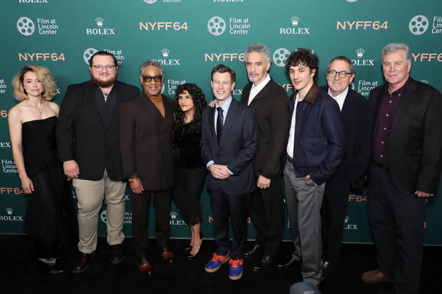 Arrivals at the 64th New York Film Festival for The Only Living Pickpocket in New York premiere Featuring: (L-R) Tatiana Maslany, Dom Acquista, Giancarlo Esposito, Karina Arroyave, Noah Segan (Writer, Director), John Turturro, Will Price, Michael Barker (Co-Pres SPC) and Tom Bernard (Co-Pres SPC) Where: New York, New York, United States When: 07 Oct 2026 Credit: Marion Curtis StarPix for Sony Pictures Classics INSTARimages EDITORIAL USE ONLY. NOT FOR USE BY NEWSPAPERS BASED IN THE UK. Copyright: xx instar56079463