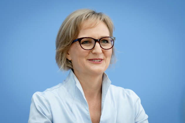 BPK, Bündnis90 Die Grünen, Franziska Brantner Berlin, BPK, Vorstellung des Leitantrages Unser Plan für Deutschland , Franziska Brantner, Bundesvorsitzende, Bündnis90 Die Grünen Berlin Berlin GER