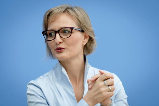 BPK, Bündnis90 Die Grünen, Franziska Brantner Berlin, BPK, Vorstellung des Leitantrages Unser Plan für Deutschland , Franziska Brantner, Bundesvorsitzende, Bündnis90 Die Grünen Berlin Berlin GER