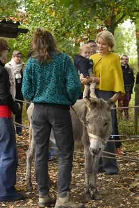 Queen Mathilde Visits Winners Of the 2026 Queen Mathilde Prize GREZ-DOICEAU, BELGIUM - OCTOBER 08: Queen Mathilde of Belgium pictured visiting two organizations that won the 2026 Queen Mathilde Prize : Vzw Alba, on October 08, 2026 in Grez-Doiceau, Belgium, 08 10 2026 Grez-Doiceau Belgium Copyright: xPhilipxReynaersx