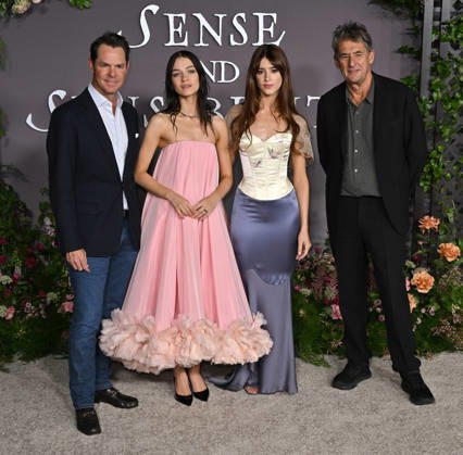 ˜Sense and Sensibility™ Los Angeles Premiere Jason Cassidy, Esme Creed-Miles, Daisy Edgar-Jones and Tim Bevan arriving at the Sense and Sensibility Los Angeles premiere held at the United Theatre in Los Angeles, Ca. on October 7, 2026. Los Angeles United Theatre California USA Copyright: xStarbuck xAFF-USA.COMx
