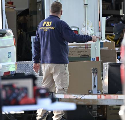 October 7, 2026, Philadelphia, Pennsylvania, USA: FBI agents seize evidence from the home of Eugene Horsch on West Chew Avenue in Philadelphia, Pennsylvania, United States, on October 7, 2026. Several evidence boxes and bags are visible, including one labeled drain trap and liquid contents. Authorities are investigating the property after linking it to at least seven missing women. Eugene Horsch is the son of the late Raymond R.C. Horsch. Philadelphia USA - ZUMAs197 20261007_aaa_s197_645 Copyright: xKylexMazzax