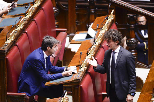 IPA89426069 - Rome, Chamber of Deputies: Electoral Law, explanations of vote, and final vote; pictured: Galeazzo Bignami and Giovanni Donzelli Copyright: xSTEFANOxCAROFEIx xSTEFANOxCAROFEIx xFOTOGRAMMAx IPA89426069