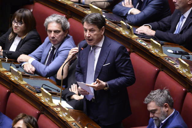 IPA89426079 - Rome, Chamber of Deputies: Electoral Law, explanations of vote, and final vote; photo by Giuseppe Conte Copyright: xSTEFANOxCAROFEIx xSTEFANOxCAROFEIx xFOTOGRAMMAx IPA89426079