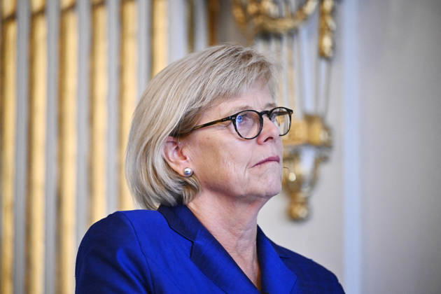 Ingrid Carlberg, Permanent Secretary of the Swedish Academy, announces that Canadian author Anne Carson has been awarded the 2026 Nobel Prize in Literature at Börshuset in Stockholm, Sweden, on October 8, 2026. STOCKHOLM, SWEDEN x10430x Copyright: xChristinexOlsson TTx NOBEL PRIZE IN LITERATURE 2026 Vj604RV0lL0