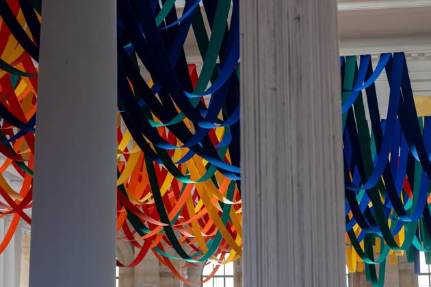 Exhibition Au dela by Sheila Hicks PHOTOPQR VOIX DU NORD FLORENT MOREAU October 8, 2026 LILLE October 8, 2026 The exhibition Au dela by artist Sheila Hicks, is on view at the Palais des Beaux-Arts PHOTO FLORENT MOREAU LA VOIX DU NORD LILLE, FRANCE, OCTOBER 8, 2026 Sheila Hicks – Beyond exhibition at the Palais des Beaux Arts in Lille The internationally renowned American artist presents a new installation in the museum’s atrium, exploring textile fiber through monumental works created especially for the space HAUTS-DE-FRANCE France Copyright: xPHOTOPQR VOIXxDUxNORD MAXPPPxFLORENTxMOREAUx 20261008VDN9606 20261008VDN9606