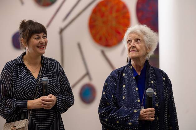 Exhibition Au Dela by Sheila Hicks PHOTOPQR VOIX DU NORD FLORENT MOREAU October 8, 2026, Lille October 8, 2026, Artist Sheila Hicks at the Palais des Beaux-Arts, where she is presenting her exhibition Beyond PHOTO FLORENT MOREAU LA VOIX DU NORD LILLE, FRANCE, OCTOBER 8, 2026 Sheila Hicks – Beyond exhibition at the Palais des Beaux Arts in Lille The internationally renowned American artist presents a new installation in the museum’s atrium, exploring textile fiber through monumental works created especially for the space HAUTS-DE-FRANCE, France Copyright: xPHOTOPQR VOIXxDUxNORD MAXPPPxFLORENTxMOREAUx 20261008VDN9613 20261008VDN9613