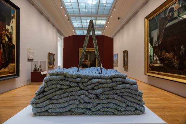 Exhibition Au dela by Sheila Hicks PHOTOPQR VOIX DU NORD FLORENT MOREAU October 8, 2026 LILLE October 8, 2026 The exhibition Au dela by artist Sheila Hicks, is on view at the Palais des Beaux-Arts PHOTO FLORENT MOREAU LA VOIX DU NORD LILLE, FRANCE, OCTOBER 8, 2026 Sheila Hicks – Beyond exhibition at the Palais des Beaux Arts in Lille The internationally renowned American artist presents a new installation in the museum’s atrium, exploring textile fiber through monumental works created especially for the space HAUTS-DE-FRANCE France Copyright: xPHOTOPQR VOIXxDUxNORD MAXPPPxFLORENTxMOREAUx 20261008VDN9621 20261008VDN9621