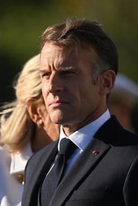 President Emmanuel Macron at a ceremony at the Arc de Triomphe in Paris on October 8, 2026, in honor of the state visit to France by the President of Germany and his wife. Christian Liewig Bestimage President Emmanuel Macron and his wife Brigitte Macron welcome Frank-Walter Steinmeier, President of Germany, and his wife, Elke Büdenbender, for a ceremony at the Arc de Triomphe in Paris on October 8, 2026, Paris, France  Copyright: xChristianxLiewigx xBestimagexChristianxLiewigx xBestimagex