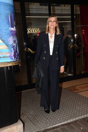 IPA89427417 - Rome, Teatro Sistina: Celebration marking the 150th anniversary of *Corriere della Sera*. Pictured: Simona Agnes Copyright: xVincenzoxLandix xVincenzoxLandix IPA89427417