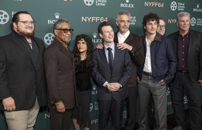 October 7, 2026, New York, Ny, United States: Dom Acquista, Giancarlo Esposito, Karina Arroyave, Noah Segan, John Turturro, Will Price, Michael Barker and Tom Bernard attend the 64th New York Film Festival Noah Segan s The Only Living Pickpocket in New York New York Premiere. Held at Alice Tully Hall at Lincoln Center in New York. Zuma Press. October 7, 2026 New York United States - ZUMAp281 20261007_zea_p281_001 Copyright: xPhotoxImagexPressx