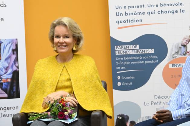 Queen Mathilde Visits Winners Of the 2026 Queen Mathilde Prize BRUSSELS, BELGIUM - OCTOBER 08: Queen Mathilde of Belgium pictured visiting two organizations that won the 2026 Queen Mathilde Prize : « le Petit Vélo Jaune », on October 08, 2026 in Brussels, Belgium, 08 10 2026 Brussels Belgium Copyright: xPhilipxReynaersx