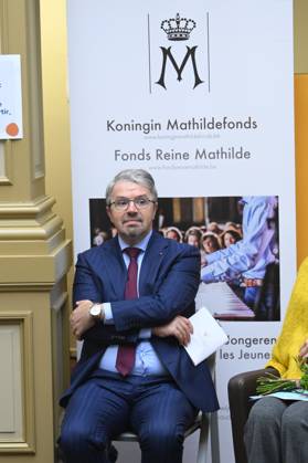 Queen Mathilde Visits Winners Of the 2026 Queen Mathilde Prize BRUSSELS, BELGIUM - OCTOBER 08: Queen Mathilde of Belgium and Frederic Van Leeuw, procureur pictured visiting two organizations that won the 2026 Queen Mathilde Prize : « le Petit Vélo Jaune », on October 08, 2026 in Brussels, Belgium, 08 10 2026 Brussels Belgium Copyright: xPhilipxReynaersx
