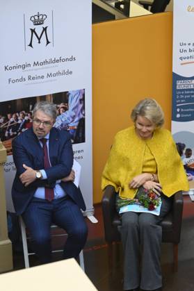 Queen Mathilde Visits Winners Of the 2026 Queen Mathilde Prize BRUSSELS, BELGIUM - OCTOBER 08: Queen Mathilde of Belgium and Frederic Van Leeuw, procureur pictured visiting two organizations that won the 2026 Queen Mathilde Prize : « le Petit Vélo Jaune », on October 08, 2026 in Brussels, Belgium, 08 10 2026 Brussels Belgium Copyright: xPhilipxReynaersx