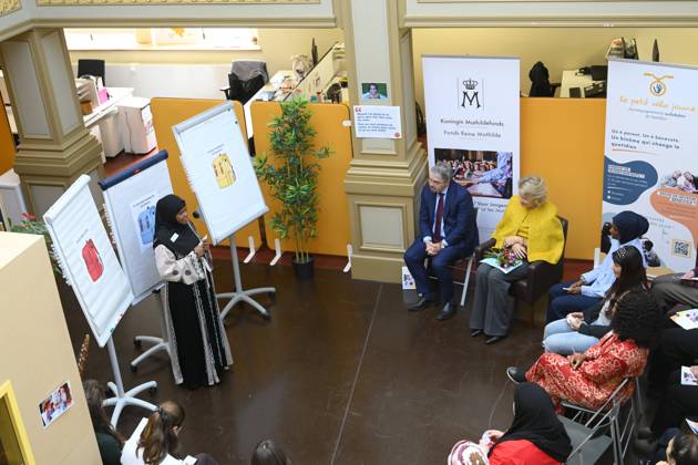 Queen Mathilde Visits Winners Of the 2026 Queen Mathilde Prize BRUSSELS, BELGIUM - OCTOBER 08: Queen Mathilde of Belgium pictured visiting two organizations that won the 2026 Queen Mathilde Prize : « le Petit Vélo Jaune », on October 08, 2026 in Brussels, Belgium, 08 10 2026 Brussels Belgium Copyright: xPhilipxReynaersx