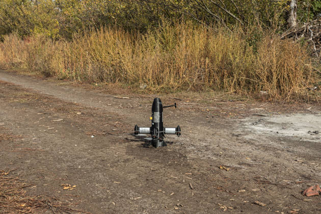 Ukrainian drone units are on duty at the front lines in Donetsk Region DONETSK REGION, UKRAINE - OCTOBER 8: A Ukrainian drone used to attack enemy drones at a combat position in the Donetsk region, Ukraine, 8 October 2026 Diego Herrera Carcedo Anadolu Donetsk Ukraine. Editorial use only. Please get in touch for any other usage. Copyright: x2026xAnadoluxDiegoxHerreraxCarcedox