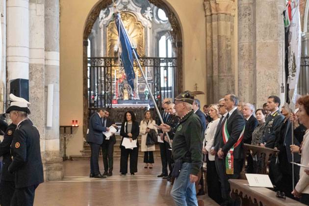 IPA89429908 - Milan, October 8, 1926, Basilica of Saint Ambrose, Eucharistic celebration marking the 25th anniversary of the Linate plane crash Copyright: xGiuliaxSciaccax xGiuliaxSciaccax IPA89429908