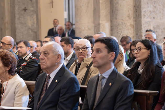 IPA89429933 - Milan, October 8, 1926, Basilica of Sant™Ambrogio, Eucharistic celebration marking the 25th anniversary of the Linate plane crash Pictured: Pasquale Padovano, a survivor of the crash Copyright: xGiuliaxSciaccax xGiuliaxSciaccax IPA89429933