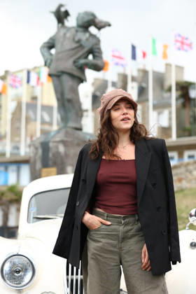 October 8, 2026, Dinard, Bretagne, France: ZOE ADJANI poses during the cabin inauguration during the 37th Dinard British and Irish Film Festival in Dinard, France. Dinard France - ZUMAc179 20261008_zep_c179_025 Copyright: xMickaelxChavetx
