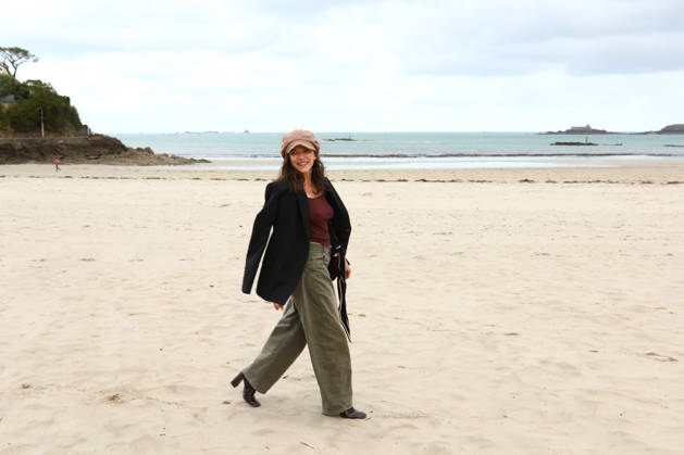 October 8, 2026, Dinard, Bretagne, France: ZOE ADJANI poses during the cabin inauguration during the 37th Dinard British and Irish Film Festival in Dinard, France. Dinard France - ZUMAc179 20261008_zep_c179_026 Copyright: xMickaelxChavetx