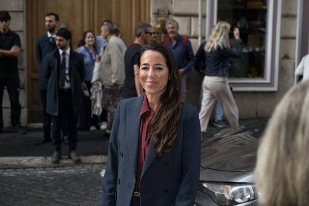 IPA89429517 - Senator Licia Ronzulli arriving at the Teatro Sistina for the celebrations marking the 150th anniversary of the *Corriere della Sera*, in Rome, Italy, on October 8, 2026. Flavio Brancaleone Fotogramma Copyright: xFLAVIO_BRANCALONEx xx IPA89429517