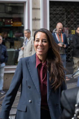 IPA89429514 - Senator Licia Ronzulli arriving at the Teatro Sistina for the celebrations marking the 150th anniversary of the *Corriere della Sera*, in Rome, Italy, on October 8, 2026. Flavio Brancaleone Fotogramma Copyright: xFLAVIO_BRANCALONEx xx IPA89429514