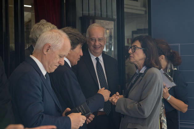 IPA89429504 - Luciano Fontana; Urban Cairo; Walter Veltroni and Fiorenza Sarzanini arriving at the Teatro Sistina for the celebrations marking the 150th anniversary of the *Corriere della Sera*, in Rome, Italy, on October 8, 2026. Flavio Brancaleone Fotogramma  Copyright: xFLAVIO_BRANCALONEx xx IPA89429504