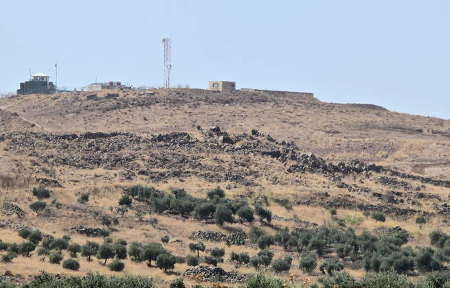 Israeli army conducts raids in Syria s Quneitra countryside QUNEITRA, SYRIA - OCTOBER 8: Israeli forces patrol the village as they conduct raids in residential areas and fire harassment shots at open areas in the countryside of Quneitra, southern Syria, on October 8, 2026. Huseyin Mesal Anadolu Quneitra Syria. Editorial use only. Please get in touch for any other usage. Copyright: x2026xAnadoluxHuseyinxMesalx